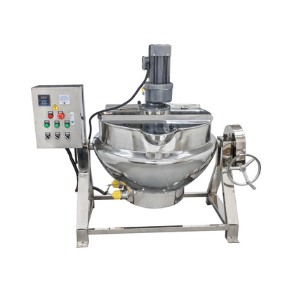 200L Electric Jacketed Mixing Kettle for Commercial Food Processing