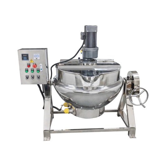 200L Electric Jacketed Mixing Kettle for Commercial Food Processing