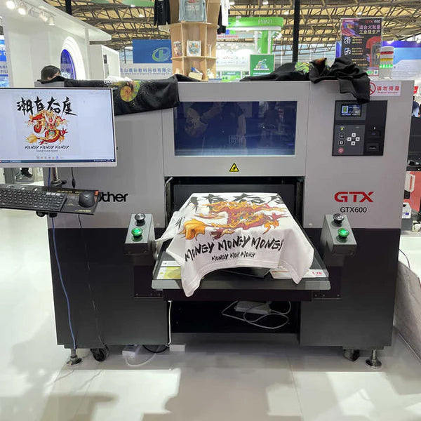 Brother GTX 600NB DTG Printer 4 print heads direct-to-garment printer for T-shirt cotton clothing printing