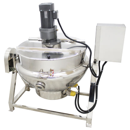 200L Electric Jacketed Mixing Kettle for Commercial Food Processing