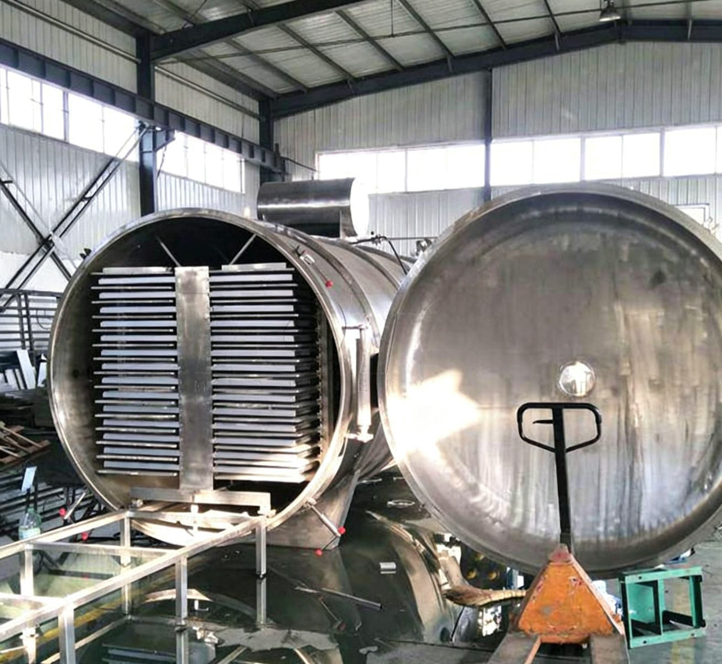 Automatic Industrial Vacuum Freeze Dryer (Lyophilizer) for Commercial Food Processing