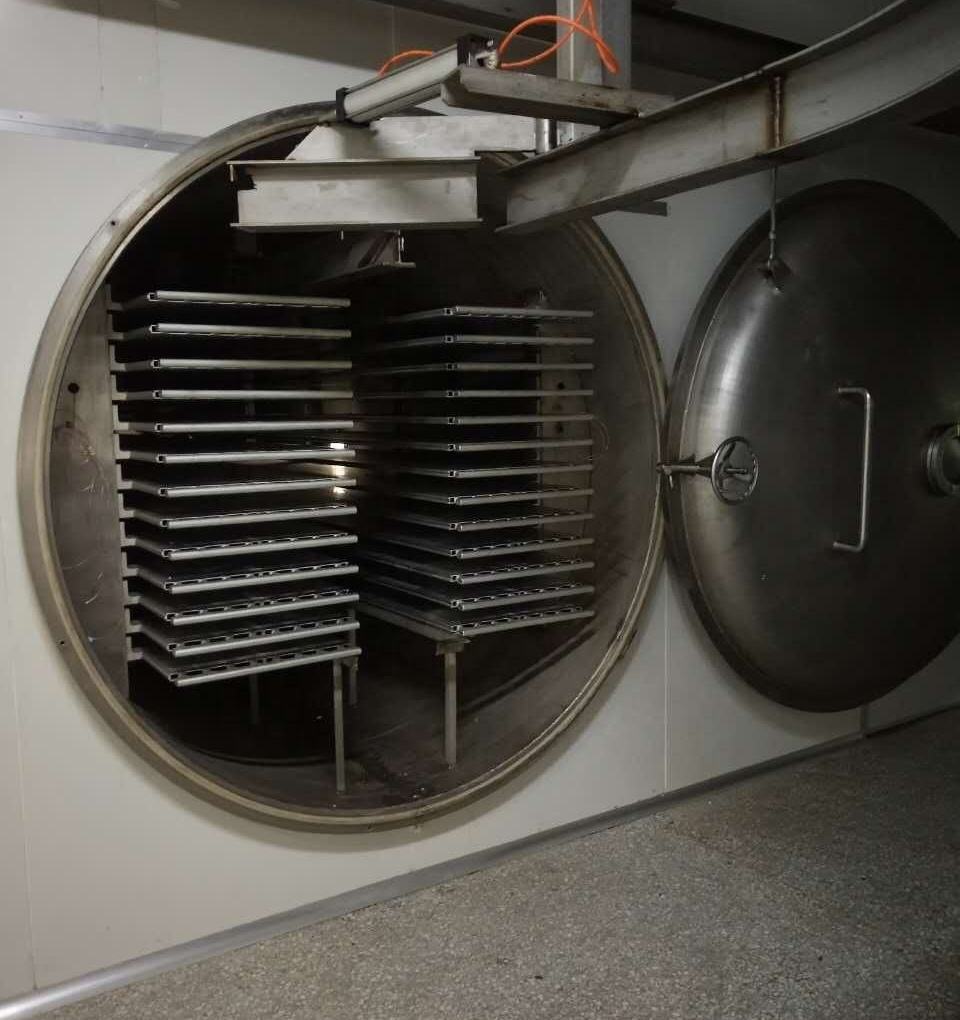 Automatic Industrial Vacuum Freeze Dryer (Lyophilizer) for Commercial Food Processing