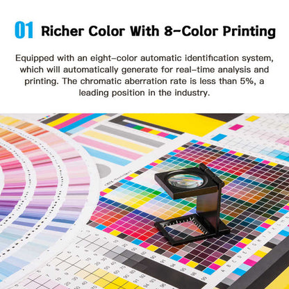 New Cylindrical Uv Inkjet Flatbed Printer With Rotary for Tumbler Cup Glass Bottle Glassware Cosmetic Bottle Can Pen and Mug