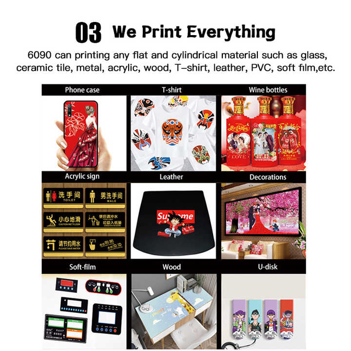 New Cylindrical Uv Inkjet Flatbed Printer With Rotary for Tumbler Cup Glass Bottle Glassware Cosmetic Bottle Can Pen and Mug