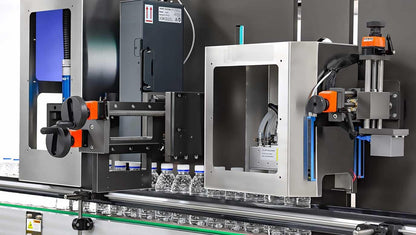 Industrial Automatic UV Inkjet Printer for Plastic Containers, Bottles, Cans, Pouches & Cylindrical Products