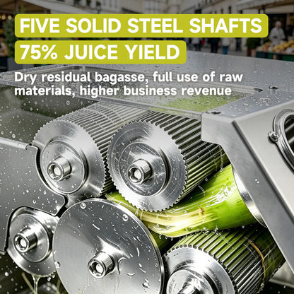 Commercial Electric Sugarcane Juicer Machine – Heavy-Duty Stainless Steel Juice Extractor