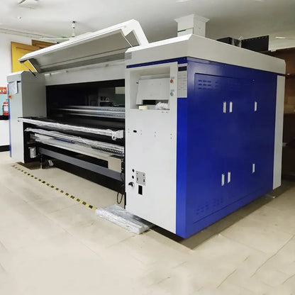 E64-180B Large Format Digital Belt Printer Inkjet Direct to Textile