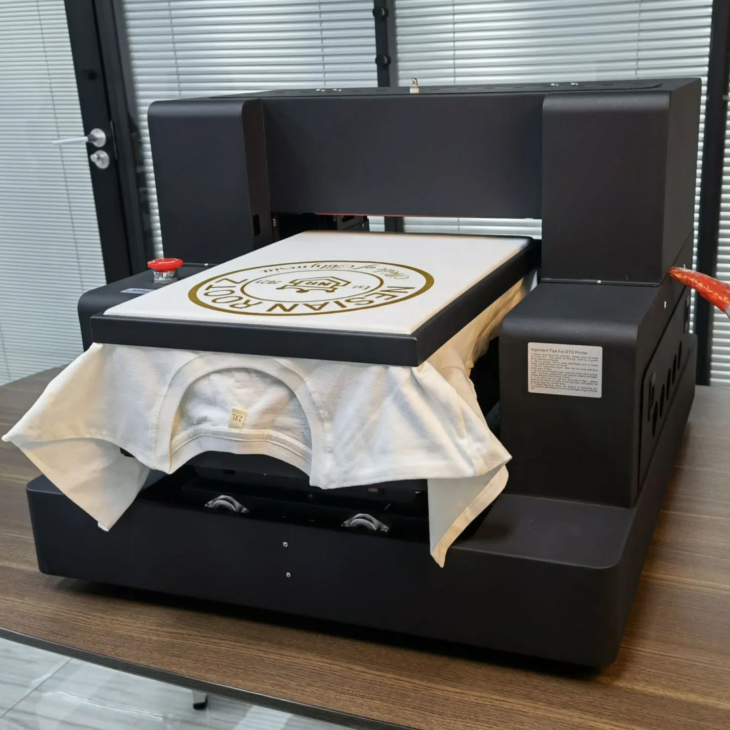 Direct to garment DTG printer t-shirt printer machine A3 for Inkjet Direct To Garment Printing PET film thermal transfer process